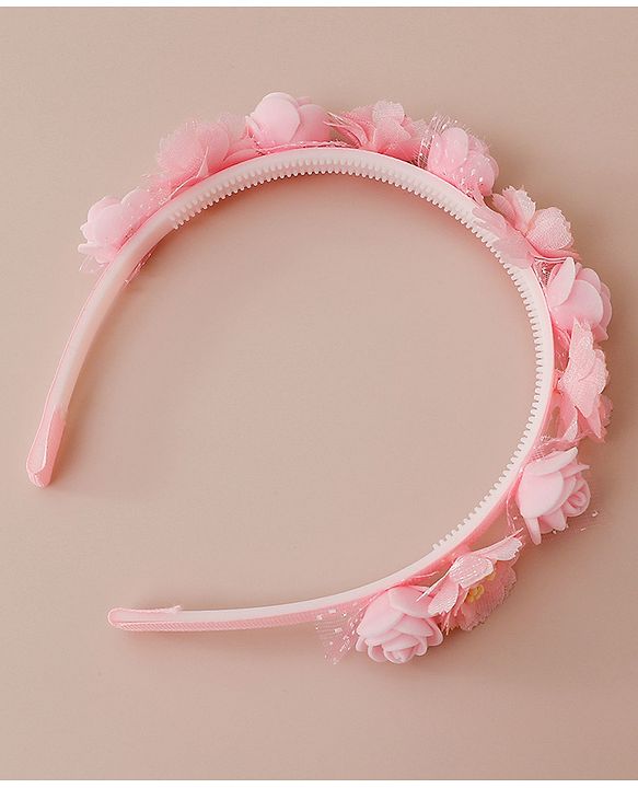 Pine Kids Free Size Hair Bands - Pink