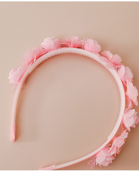 Pine Kids Free Size Hair Bands - Pink