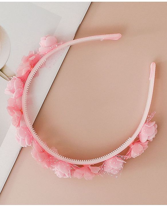Pine Kids Free Size Hair Bands - Pink