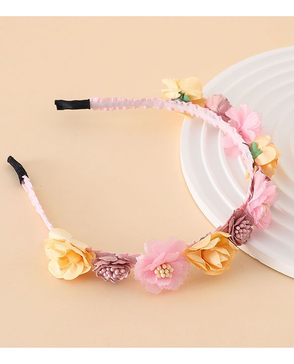 Pine Kids Free Size Hair Bands - Pink