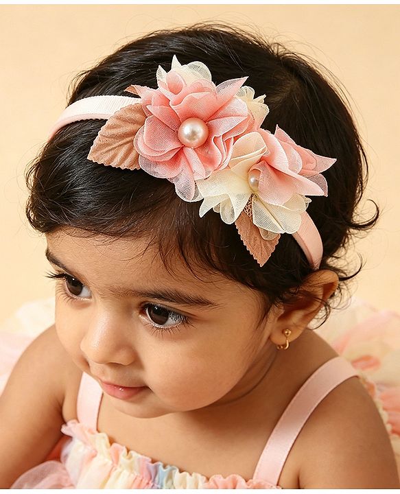Babyhug Free Size Hair Bands - Pink