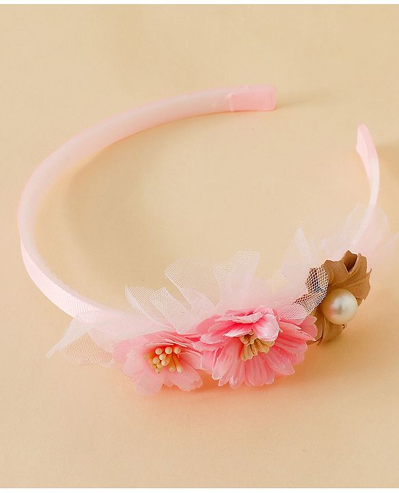 Babyhug Free Size Hair Bands - Pink