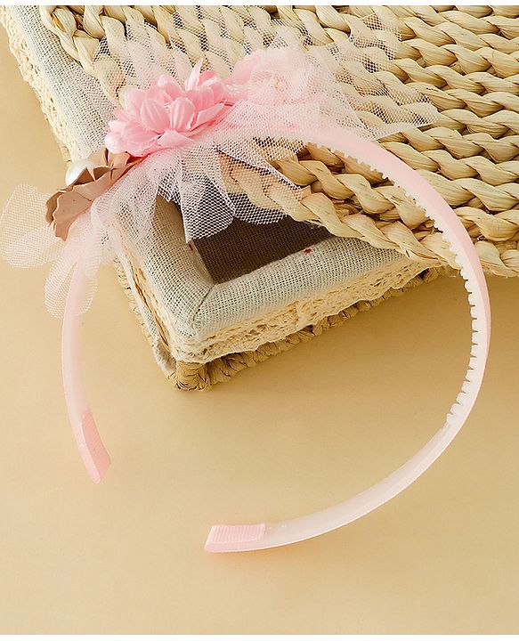 Babyhug Free Size Hair Bands - Pink