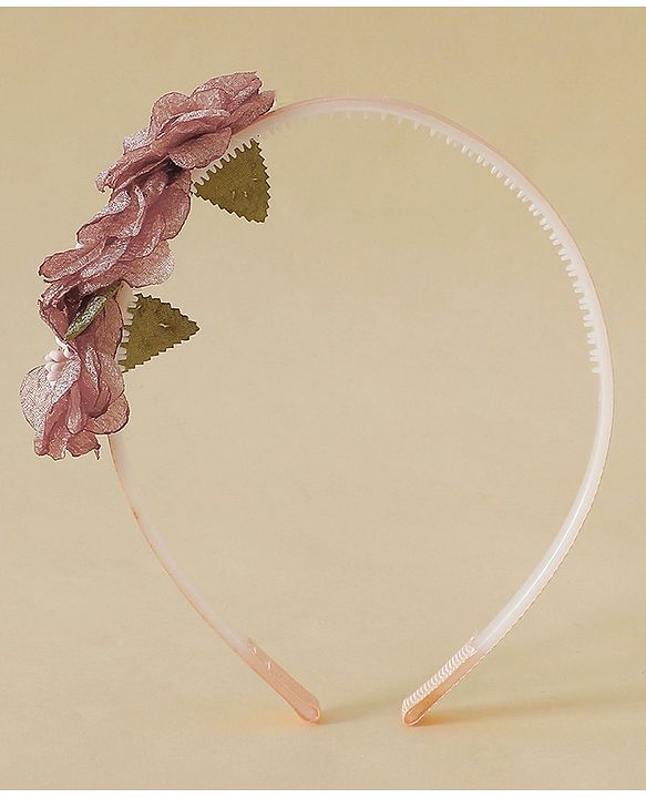 Babyhug Free Size Hair Bands - Dark Pink