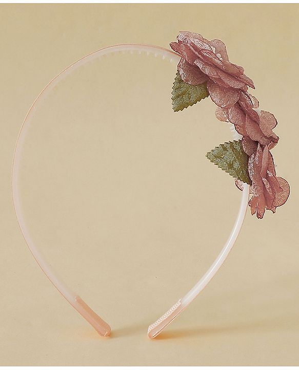Babyhug Free Size Hair Bands - Dark Pink