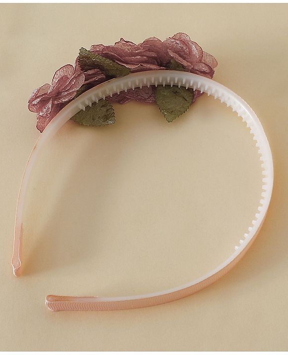 Babyhug Free Size Hair Bands - Dark Pink