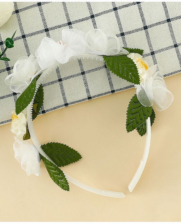 Pine Kids Free Size Hair Bands - White