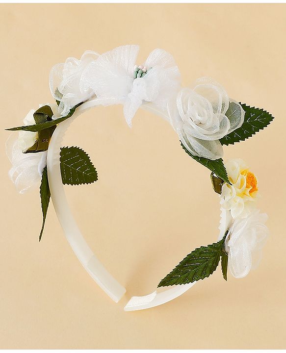 Pine Kids Free Size Hair Bands - White