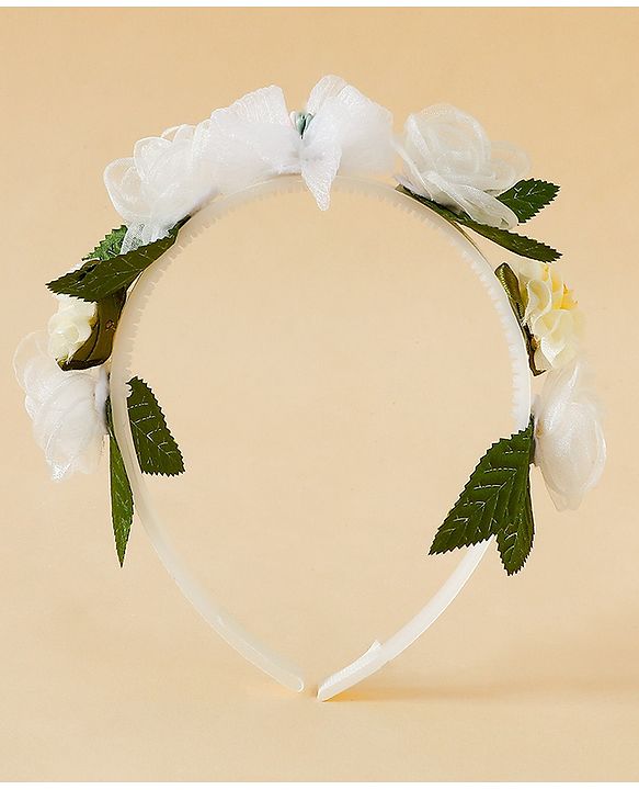Pine Kids Free Size Hair Bands - White