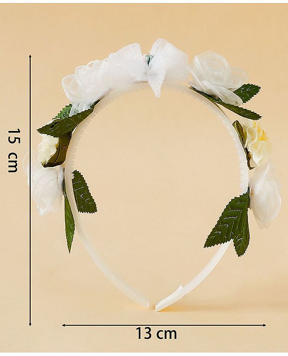 Pine Kids Free Size Hair Bands - White