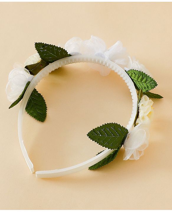 Pine Kids Free Size Hair Bands - White