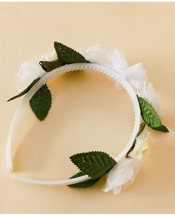 Pine Kids Free Size Hair Bands - White