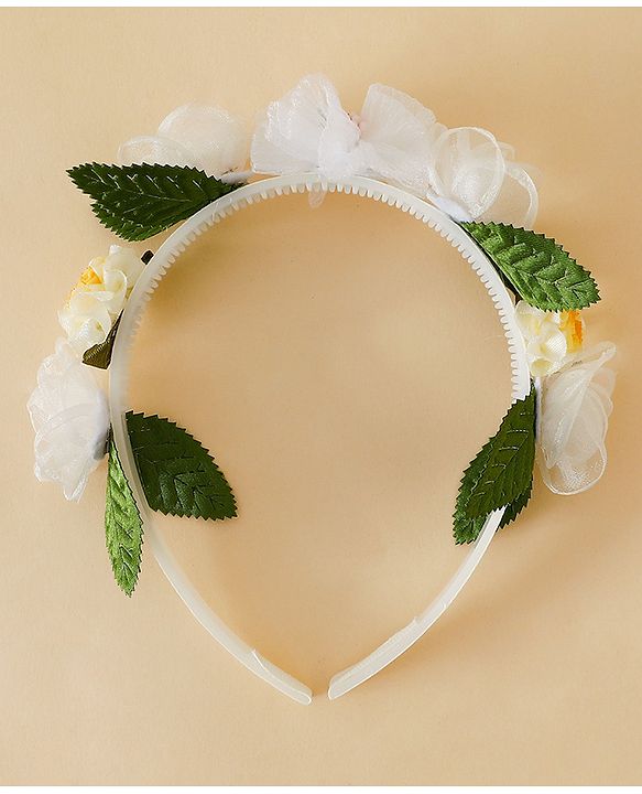 Pine Kids Free Size Hair Bands - White