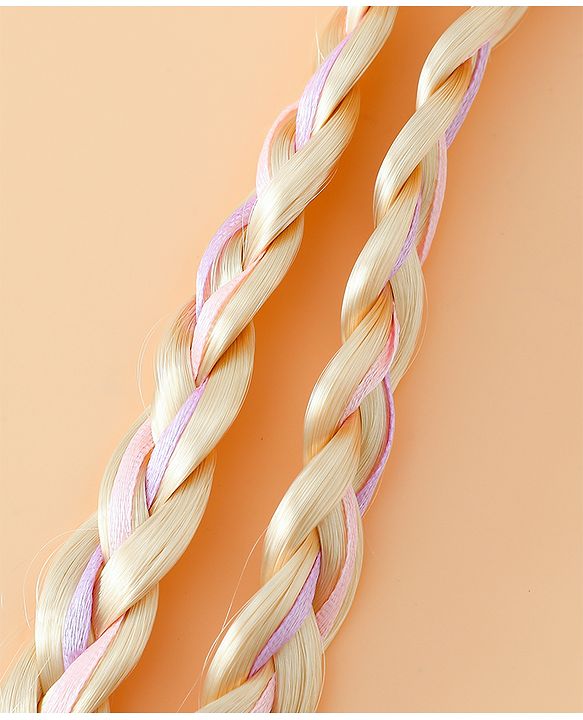Babyhug Pearl Bead Crown Applique Hair Band - Pink