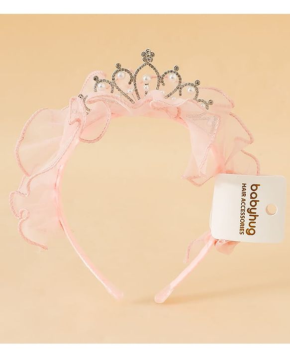 Babyhug Hair Bands Free Size -Pink