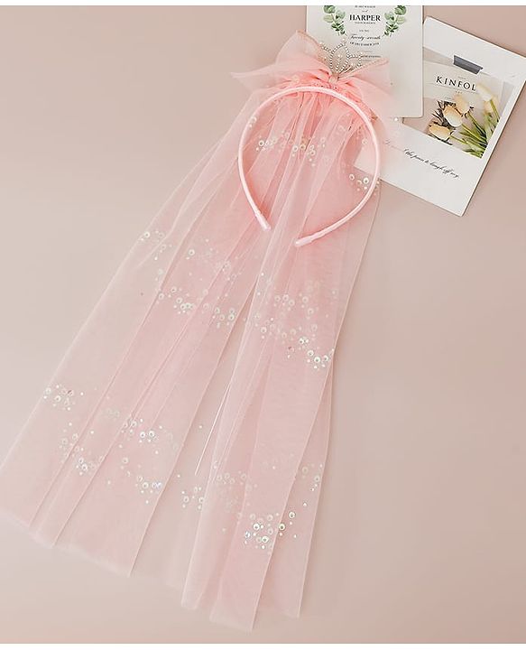Babyhug Hair Bands Free Size -Pink