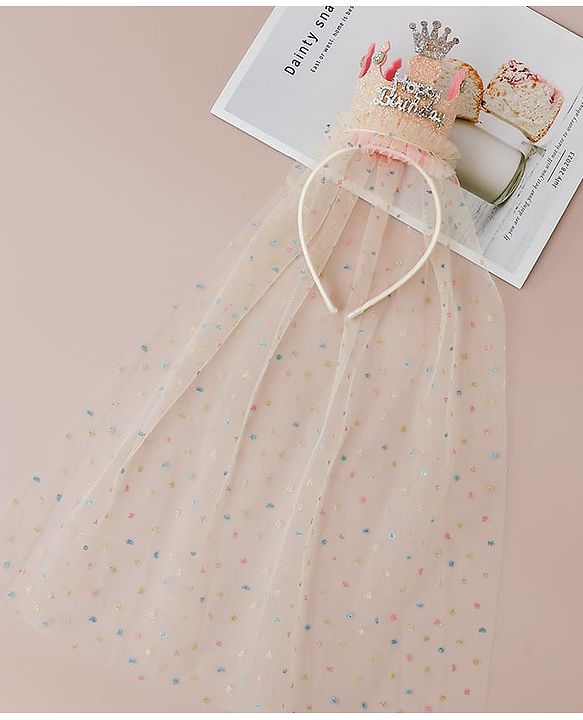 Babyhug Hair Bands Free Size -Pink