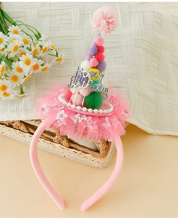 Pine Kids Hair Bands  Free Size - Pink