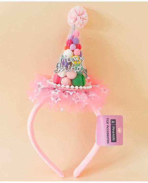 Pine Kids Hair Bands  Free Size - Pink