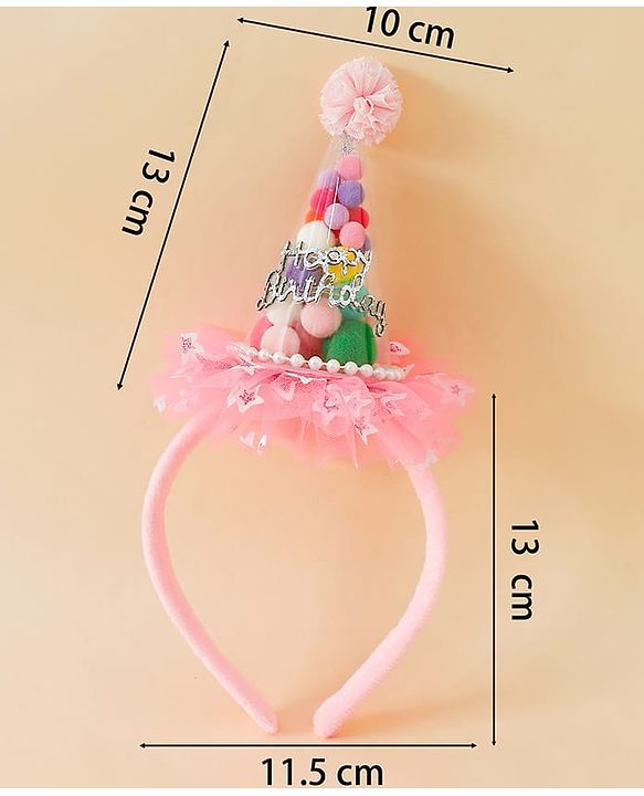 Pine Kids Hair Bands  Free Size - Pink