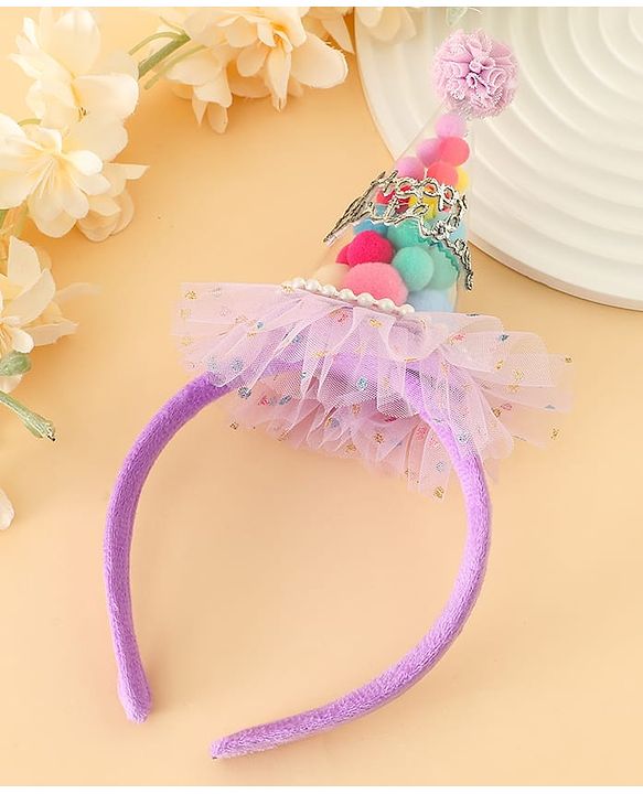 Pine Kids Hair Bands  Free Size -Purple