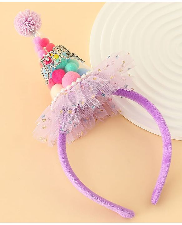 Pine Kids Hair Bands  Free Size -Purple