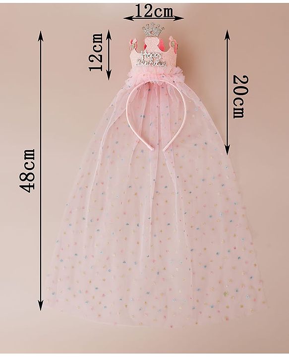 Babyhug Hair Bands With Applique Free Size- Pink
