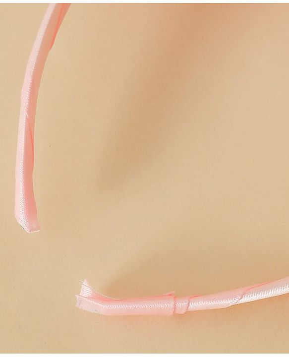 Pine Kids Hair Bands With Applique Free Size-Pink