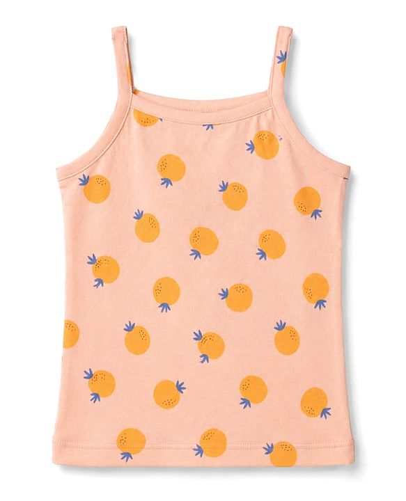 Babyhug 100% Cotton Single Jersey Knit Sleeveless Fruits Printed Slips Pack of 3 - Peach Yellow & Light Blue