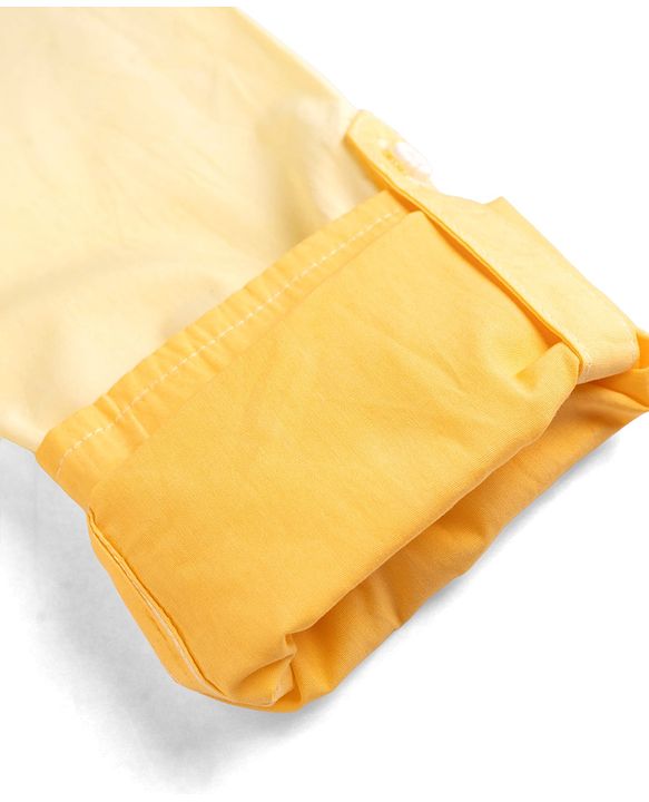 Pine Kids Cotton Woven Full Sleeves Solid Mandarin Collar Shirt with Ombre Effects-  Yellow