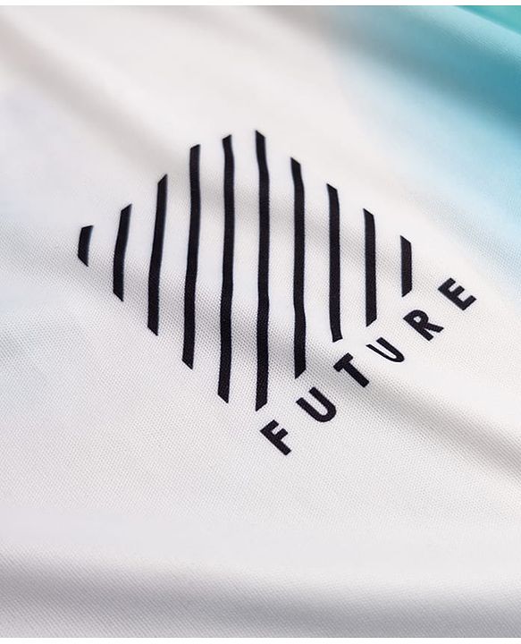 Pine Active Knit Drop Shoulder Half Sleeves Cropped T-Shirt With Text Print In Front & Back - White