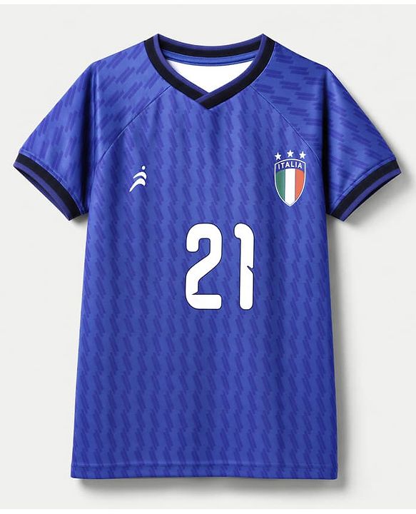Pine Active Knit Half Sleeves T-Shirt & Shorts With Text Print - Blue