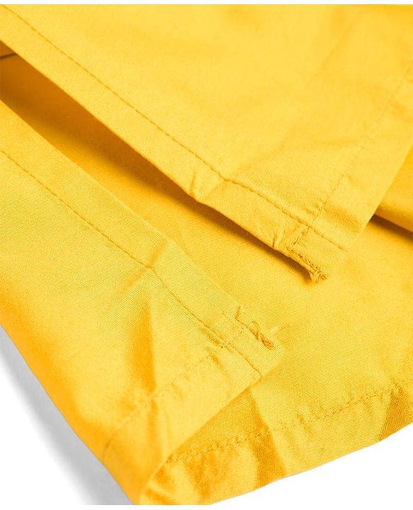 Pine Kids Woven Full Sleeves Floral Printed Kurta & Pyjama Set With Jacket - Yellow