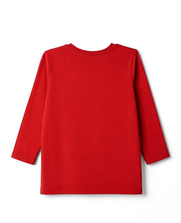 Pine Kids Cotton T-Shirts with Full Sleeves in Red for 4-5 Years