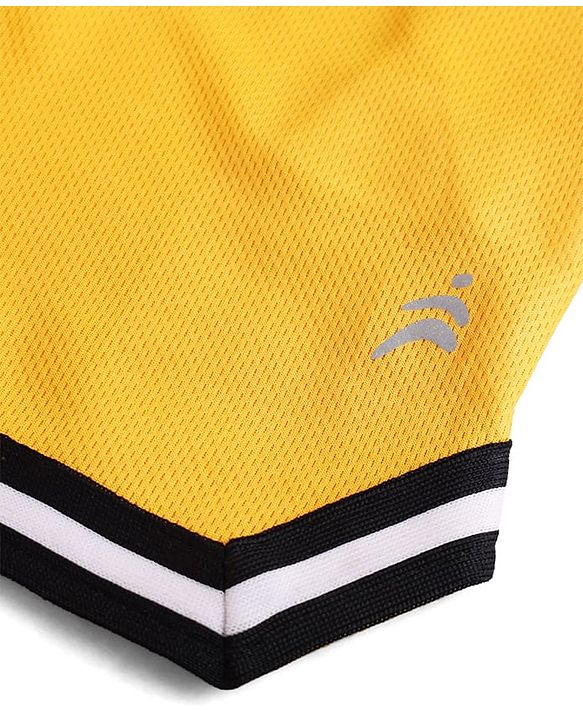 Pine Active Knit Solid Basketball Shorts - Yellow