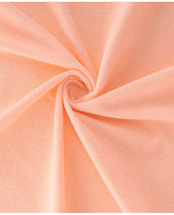 Babyhug 100% Cotton Knit Towel With Hood L 75 x B 75 cm - Peach