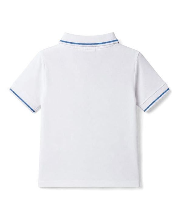 Babyhug Single Jersey Knit Half Sleeves  T-Shirt & Shorts Set with Stripes & Suspender - Blue & White