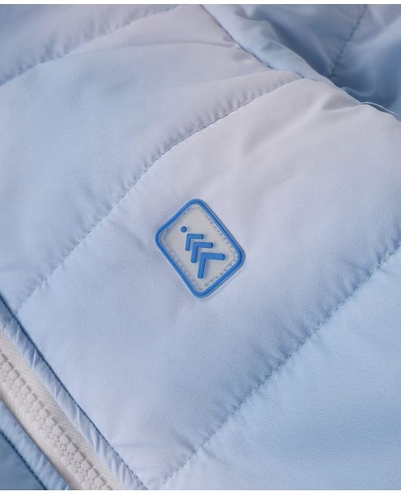 Pine Kids Woven Hooded Jacket with Full Sleeves - Blue
