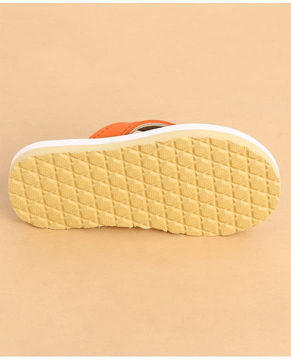 Cute Walk by Babyhug Slip Ons Flip Flop With Text Print - Navy Blue