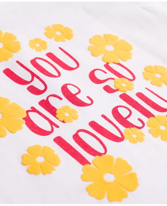 Babyhug 100% Cotton Knit Half Sleeves Floral & Polka Dots Printed T-Shirts Pack Of 3 - Red Yellow & White