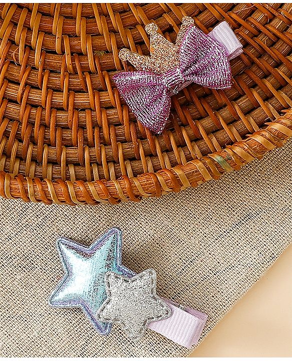 Babyhug Free Size Hair Pins And Clips - Pink