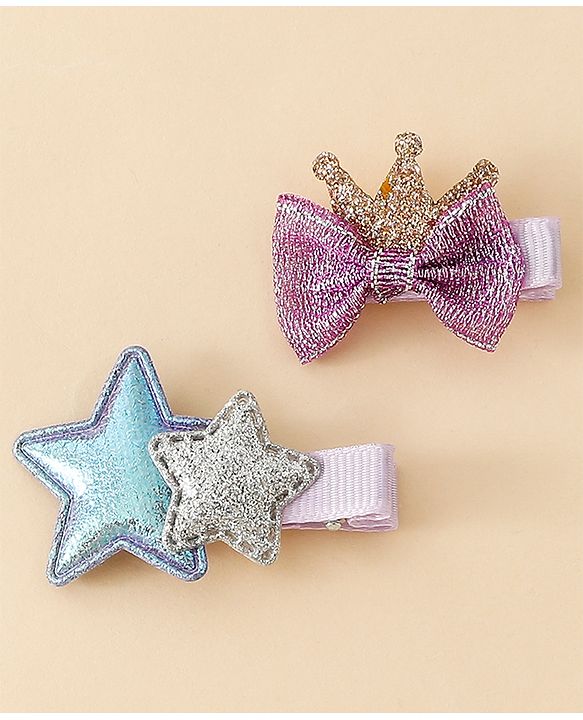 Babyhug Free Size Hair Pins And Clips - Pink