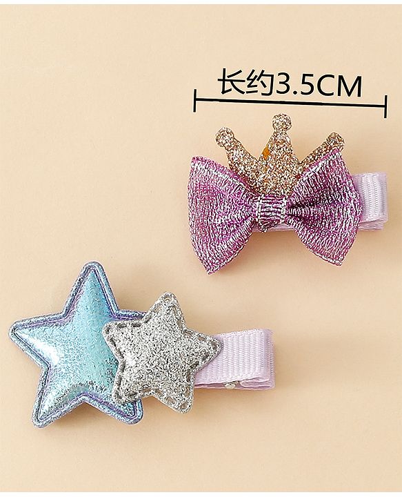Babyhug Free Size Hair Pins And Clips - Pink