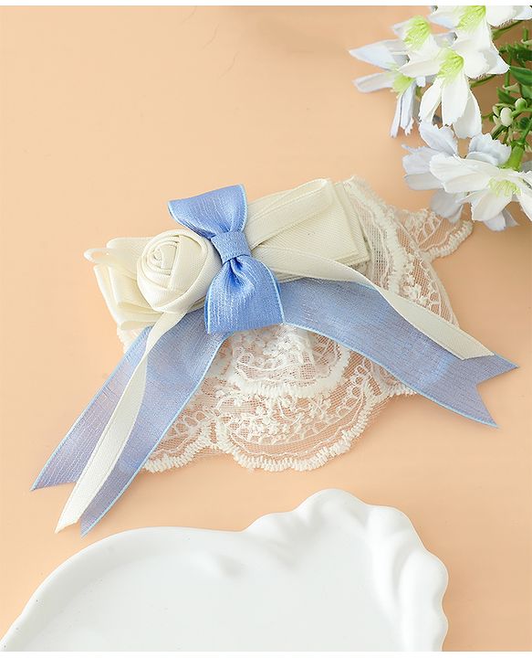 Pine Kids Bow & Butterfly Hair Clips Free Size - Blue
