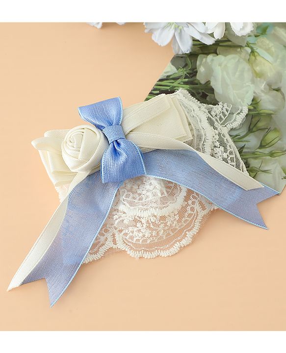 Pine Kids Bow & Butterfly Hair Clips Free Size - Blue