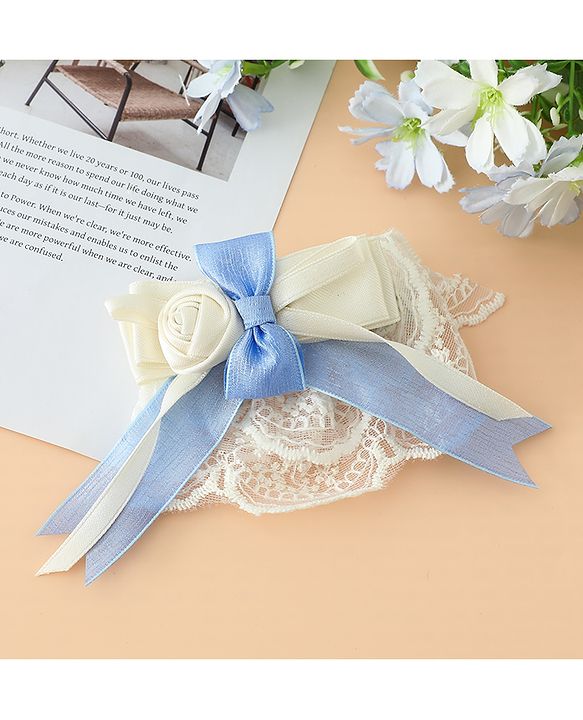 Pine Kids Bow & Butterfly Hair Clips Free Size - Blue
