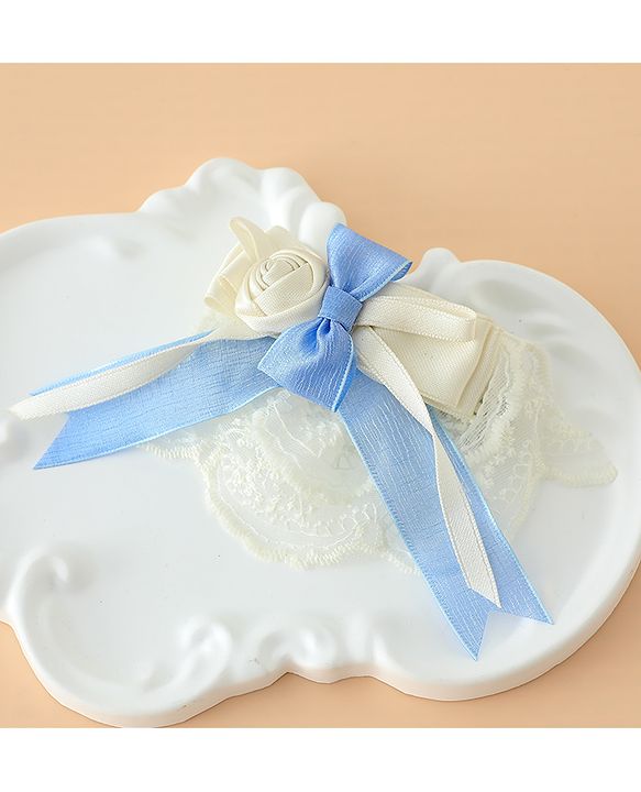 Pine Kids Bow & Butterfly Hair Clips Free Size - Blue