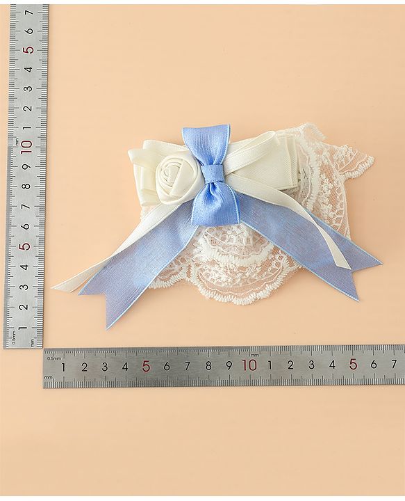 Pine Kids Bow & Butterfly Hair Clips Free Size - Blue
