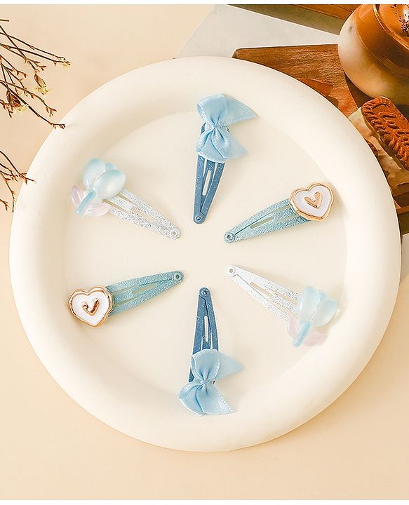 Babyhug Free Size Snap Clips - Blue