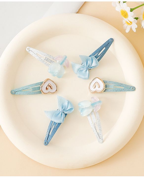 Babyhug Free Size Snap Clips - Blue